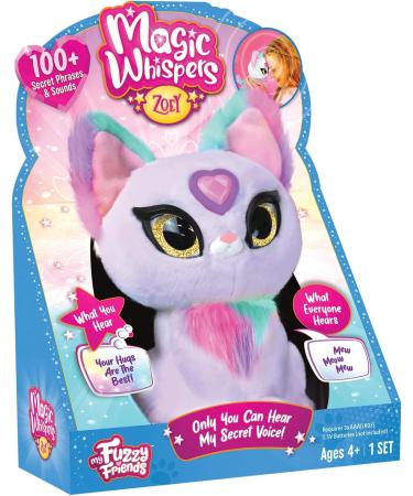 Fuzzy Friends Zoey Kitty Interactive Plush Pet Toy for Kids - Lifelike and Loveable Companion for Boys and Girls, Ages 4 - Buy Online on GoSupps.com