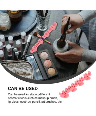 FRCOLOR 3pcs Makeup Brush Drying Rack - Silicone Organizer & Air Dryer for Cosmetic Applicators | Durable Makeup Brush Stand Display - Buy Online on GoSupps.com