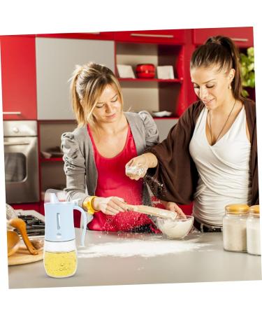 Zerodeko 1pc Oil Can Household Oil Dispenser Kitchen Sauce Holder Glass Oil Pot Seasoning Kettle Oil Container Kitchen Cruet Leakage-proof Oil Bottle Castor Plastic With Handle - Buy Online on GoSupps.com