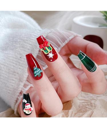 FEIlei 1Bag Resin Nail Art Christmas Decorations with Luminescent Effect Perfect for DIY Manicure - Buy Online on GoSupps.com