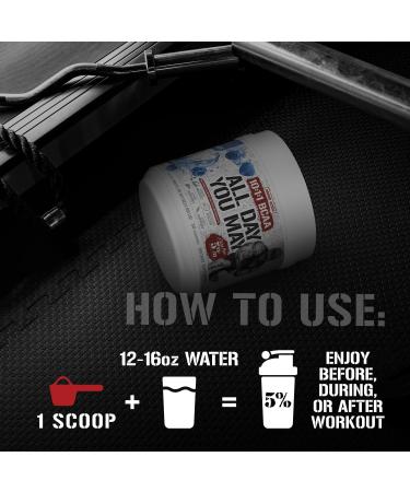5% Nutrition Rich Piana AllDayYouMay BCAA Powder Premium Intra & Post Workout Amino Acids Hydration Endurance Muscle Recovery Joint & Liver | 16.3 oz 30 Srvgs (Southern Sweet Tea) - Buy Online on GoSupps.com