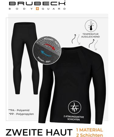 Brubeck Men's Functional Underwear Set | Breathable Long Sleeve Shirt & Trousers | Quick-Drying | International Shipping  - Buy Online on GoSupps.com