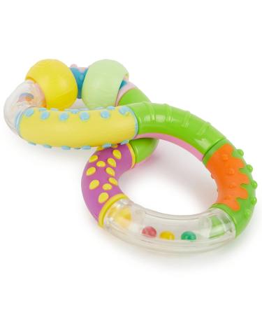 Bieco Ringrassel Baby - Movable Elements | Bite Ring & Rasselring for Motor Skills | Best Sensorism Toys for Babies - Buy Online on GoSupps.com