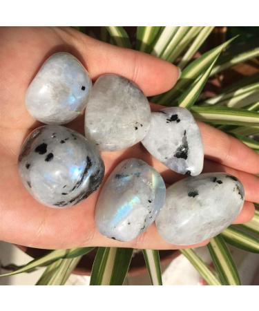Natural Crystal Rough 100g Natural Polished Moonstone Tumbled Stone Natural Quartz Crystals Stone forCrystal Stone PEIQIYIN - Buy Online on GoSupps.com