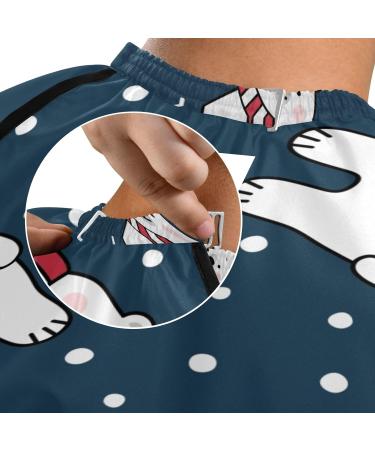 Waterproof Barber Cape - Cute Polar Bear & Cheetah Haircut Bib for Men & Women | Unisex Hair Cutting Cape (8rp1a - Buy Online on GoSupps.com