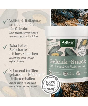 Aniforte Joint Snack for Dogs 300g - Grain-Free Functional Treat with Green-Lipped Shell & High Chicken Content | Natural Joint Support - Buy Online on GoSupps.com