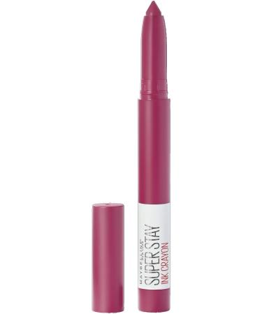 Maybelline Superstay Matte Ink Crayon 35 Treat Yourself - Longlasting Pink Lipstick - Buy Online on GoSupps.com