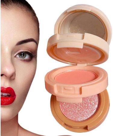 er Palette 3-Colored Powder | Multi-Layer Facial Pressed Powder Cheek Matte Mineral Blendable Long-Lasting All-Day Fanelod 1# Moonlight Mermaid - Buy Online on GoSupps.com