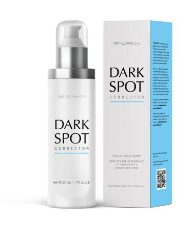 EnaSkin Dark Spot Remover for Face and Body: Advanced Formula Spot Corrector Cream to Fade Age Spots Sun Spots Freckles Melasma and Brown Spots for Women and Men (1.7 Oz) 1.7 Fl Oz (Pack of 1)