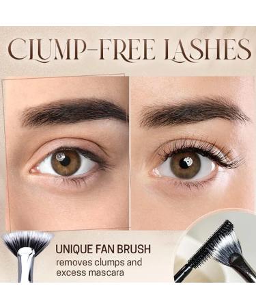 Folding Angle Scalloped Lash Brush 2024 Mascara Fan Brush Angled Fan Shaped Eyelash Brush without Clumps Lash Wand Fan Brush for Natural Lifted Effects and Enhance Lower Lashes (5 Pcs) - Buy Online on GoSupps.com
