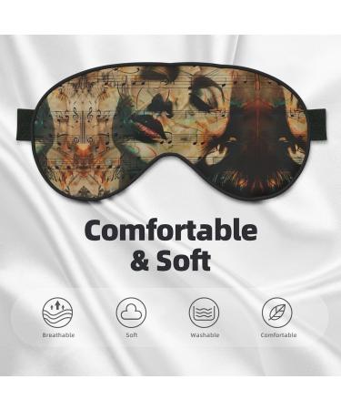 Buy Music Soft Sleep Eye Mask - Breathable Eye Patch for Women | Ideal for Travel & Relaxation - Shop Now - Buy Online on GoSupps.com