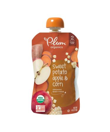 Plum Organics Stage 2 Baby Food Pouch Variety Pack | Fresh Organic Fruit & Veggie Blend | 4oz, 18 Pack | Babies, Kids, Toddlers - Buy Online on GoSupps.com
