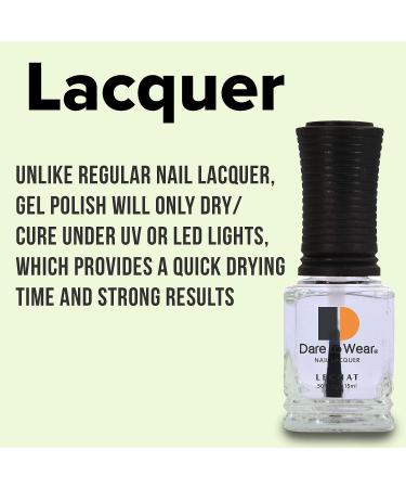 LeChat Perfect Match Gel Polish Top Gel Sealer + Nail Lacquer Set (0.5 oz) - High Gloss Finish, Easy Application - Buy Online on GoSupps.com