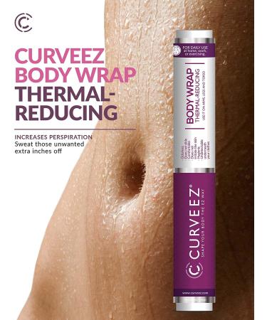 CURVEEZ Contouring Osmotic Plastic Body Wrap - Sweat Enhancer Stomach Wrap - Buy Online on GoSupps.com