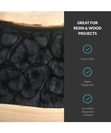 MEYSPRING Charcoal Black Epoxy Resin Color Pigment - 50g - Ideal for Resin Art and UV Resin - Mica Powder for Epoxy Resin - Buy Online on GoSupps.com