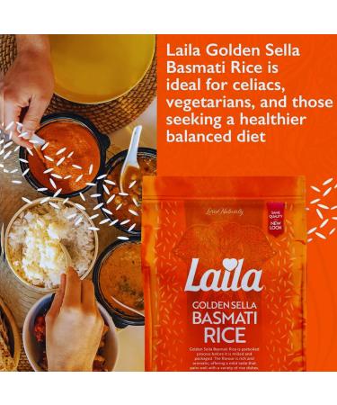  LAILA LAILA - Golden Sella Basmati Reis lot de 10 (1 x 10 kg) - Buy Online on GoSupps.com