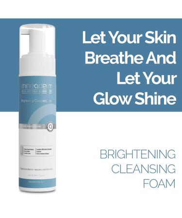 Mineaderm Brightening Facial Cleanser Foaming Face Wash with Grape Seed & Olive Leaf Extract Gentle Makeup Remover for Sensitive Skin Non-Drying SLS-Free Daily Cleanser 5.07 Fl Oz - Buy Online on GoSupps.com