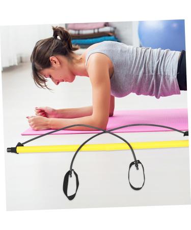 Ultimate Pilates Bar & Yoga Bands - Resistance Stretch Bands for Fitness & Flexibility | Portable Workout Straps - Buy Online on GoSupps.com