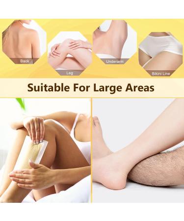 CENYEDA Honey Roll On Wax Cartridge 4 Pack with 50 Wax Strips - Hair Removal Kit - Buy Online on GoSupps.com