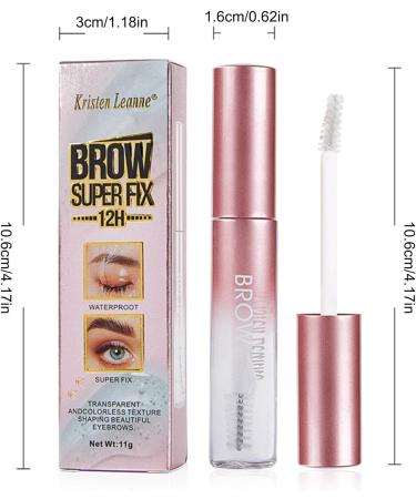 Eyebrow Glue Gel | Eye Brow Glue Gel Transfer-Proof Brow Styler eyebrow Glue for Extreme Hold Voluminous-Looking Brows Brow Fast Sculpt Pochy - Buy Online on GoSupps.com