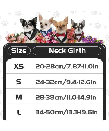 Stylish Smoking Dog Bandana - Adjustable Formal Pet Accessory for Weddings Birthdays Halloween & Christmas (Large Size Rotschwarz & Redschwarz) - Buy Online on GoSupps.com