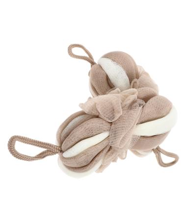 Balacoo 4 Pcs Long Bath Flower Back Scrubber for Shower for Men Mesh Bulk Puffs Men Body Scrub Mesh Body Pouf Shower Body Sponge Mens Bodywash Cartoon Bath Balls Cute Nylon Net