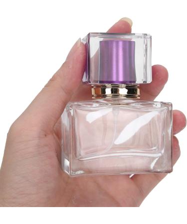 Perfume Dispenser Portable Square 3 Piece Refillable Perfume Bottle for Storing Perfumes/Essential Liquids/Liquids (Purple) - Buy Online on GoSupps.com