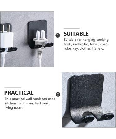 ABOOFAN Clothes Hangers - 12 Pcs Razor Hanger Rack & Decorative Wall Hooks for Kids | Space-Saving Aluminum Toothbrush Holder - Buy Online on GoSupps.com