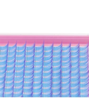 Buy Sulv Lash 144PCS Blue Color D Curl Eyelash Extensions - 12mm to 18mm Cluster Lashes for DIY - Wispy Individual Lashes - Buy Online on GoSupps.com