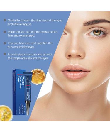 Awaken Peptide Lifting Eye Gel Eye Cream Eye Cream Against Wrinkles and Dark Circles Reduces Fine Lines and Wrinkles Eye Gel Deep Hydration (2) - Buy Online on GoSupps.com