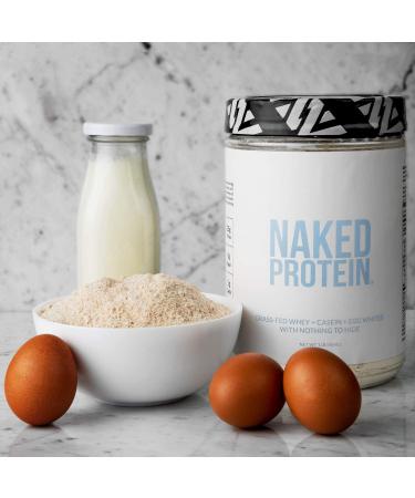 Naked Protein Powder Blend - Egg, Whey, and Casein Protein - 1lb Pack | High Quality Protein Powder - Buy Online on GoSupps.com