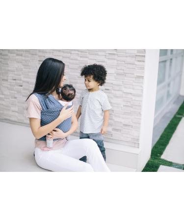 Ergobaby Baby Carrier for Newborns - Baby Blue Sling 100% Viscose Lightweight & Comfortable Ideal for 0-11kg - Buy Online on GoSupps.com