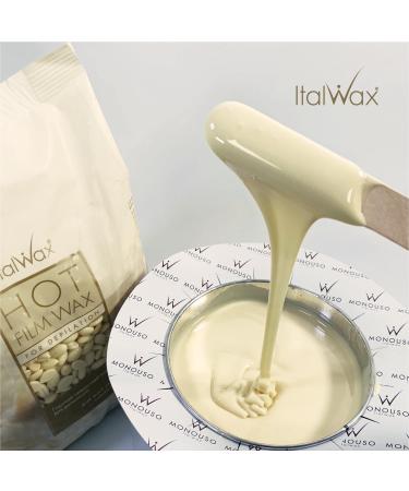 Italwax Brazilian Wax Pearls - Hot Wax for Women | Facial Body & Intimate Area | White Chocolate 500g | Made in Italy - Buy Online on GoSupps.com