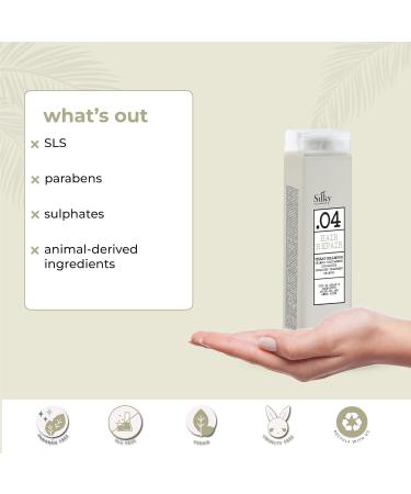 Silky TECHNOBASIC.04 Hair Repair Shampoo 250ml | Argan Oil Vegan & Cruelty-Free | Sulfate-Free for Chemically Damaged Hair - Buy Online on GoSupps.com