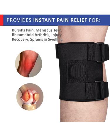 Knee Brace for Sciatica Pain Relief | Adjustable Sciatic Nerve Support for Men & Women - As Seen on TV - Buy Online on GoSupps.com