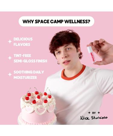 Buy Space Camp Wellness Jumbo Lip Balm - Wild Cherry Organic Flavored Balm (2 Pack) | International Shipping Available - Buy Online on GoSupps.com