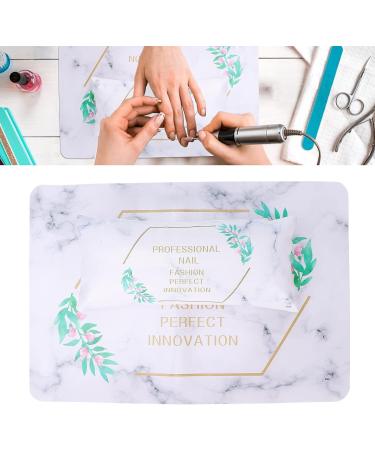 Nail Hand Rest Stand Nail Arm Rest Cushion Detachable Soft Rear Zipper Design Pu Leather Washable for Nail Art Salon Home for Nail Technician Use - Buy Online on GoSupps.com