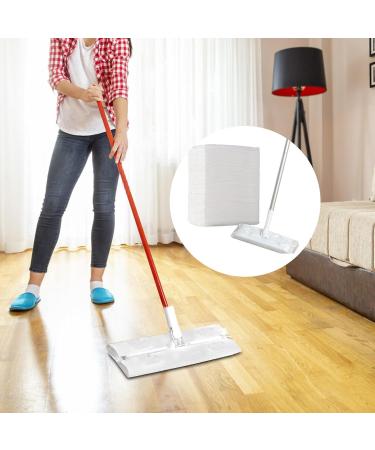 Dry Floor Cloths - 100X Large Floor Cloths for Sweeping - Pet Sweeping Refills Cloths Dusting Cloths Soft Duster Refills for Most Square Mops - Buy Online on GoSupps.com