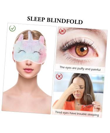 FRCOLOR Cartoon Eye Patch Face Mask for Kids | Unicorn Blindfold Sleep Mask | Cute Pink Eye Cover for Girls - Buy Online on GoSupps.com