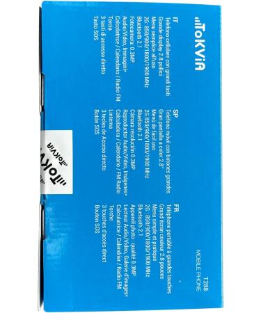 TOKVIA T288 Big Button Mobile Phone for Seniors with SOS Button | Large 2.8 Display | UK Charger & Charging Dock Include - Buy Online on GoSupps.com