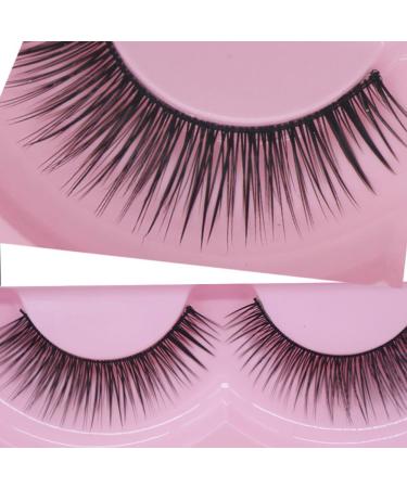 SpirWoRchlan 1 Pair Long Cross False Eyelashes - Black Eyelash Extensions for Stunning Makeup | International Shipping Available - Buy Online on GoSupps.com