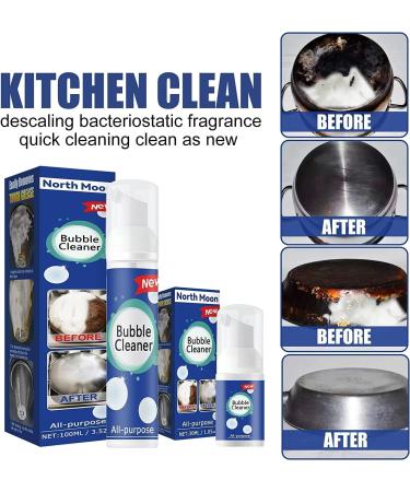fencyatt Bubble Cleaner Foam 2023 New Bubble Cleaner Bubble Cleaner Foam Spray North Moon Bubble Cleaner Foam Kitchen Bubble Cleaner Spray (30ML 1PCS) 1pcs 30ML - Buy Online on GoSupps.com