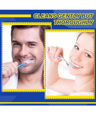 Patelai 100 Pcs Individually Wrapped Disposable Travel Toothbrushes - Soft Bristle - Ideal for Camping, Adults, Kids - Blue - Single Pack for Hotels and Guest Toiletries - Buy Online on GoSupps.com