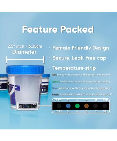 Prime Screen Urine Drug Test Cup 18 Panel Kit (AMP BAR BUP BZO COC mAMP MDMA MOP MTD OXY PCP TCA THC ETG FTY KRA K2 TRA100) - 2 Pack -CDOA-S1185EFTKK - Buy Online on GoSupps.com