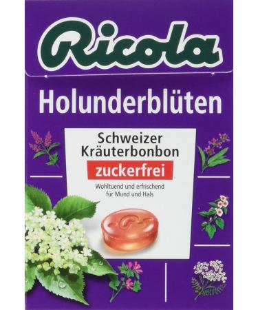 Ricola Sweet Elderflower Sugar Free 50g