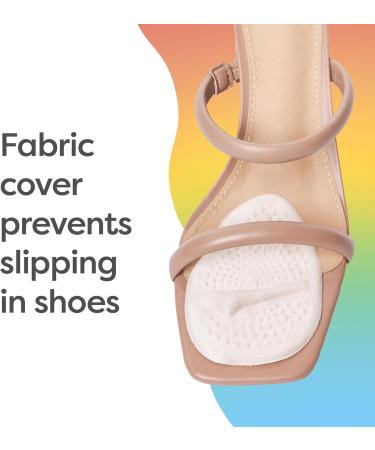 ZenToes High Heel Comfort Pads - Gel Cushions for Ball of Foot Pain - 2 Pairs - Women's Shoe Inserts - Buy Online on GoSupps.com