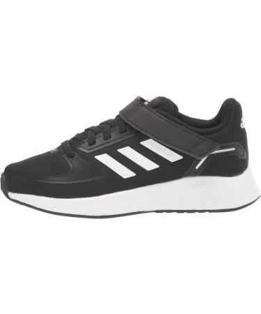 adidas Runfalcon 2.0 Little Kid Running Shoe - Size 3.5, Black/White/Silver - Buy Online on GoSupps.com