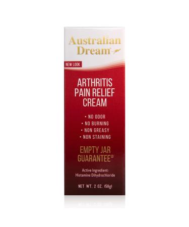 Australian Dream Arthritis Pain Relief Cream - Soothing Non-Greasy Pain Relief Cream - Powerful Topical Arthritis Pain Relief Good for Muscle Aches or Joint Pain - 2 oz Tube