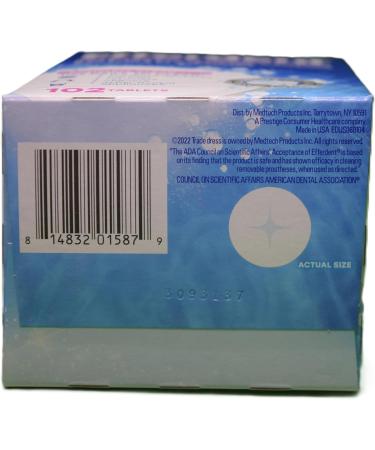Efferdent Dental Appliance Daily Cleanser Complete Clean 102 Tablets - 10 Pack - Buy Online on GoSupps.com