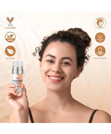Nutriburst Age Defense Power Peptides And Vitamin E Serum For Anti Aging And Skin Firming Glycerin For Skin Brightening Lactic Acid Serum For Skin And Fungal Acne Scar Remover And Skin Toner(40ml) - Buy Online on GoSupps.com